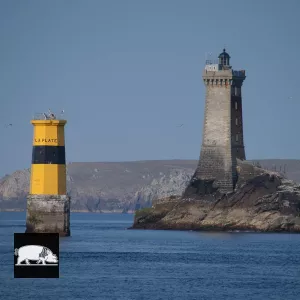 Phares au bout de la pointe du raz