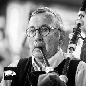 Sonneur de cornemuse au fête de Cornouaille