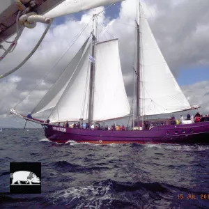 Les vieux gréments aux fêtes maritimes.